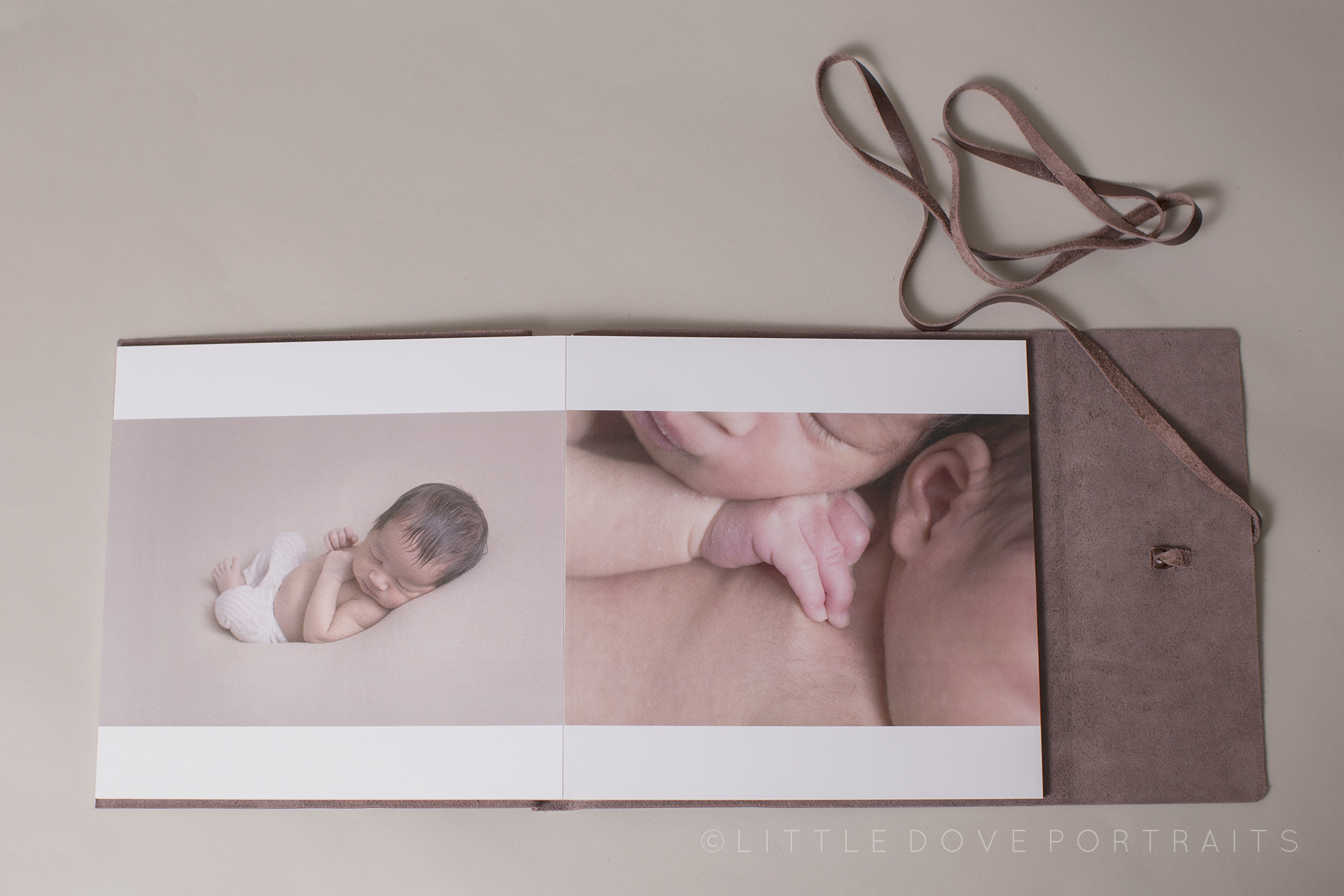 Little Dove Portraits - Dallas Newborn Photographer #newbornphotographer #album 