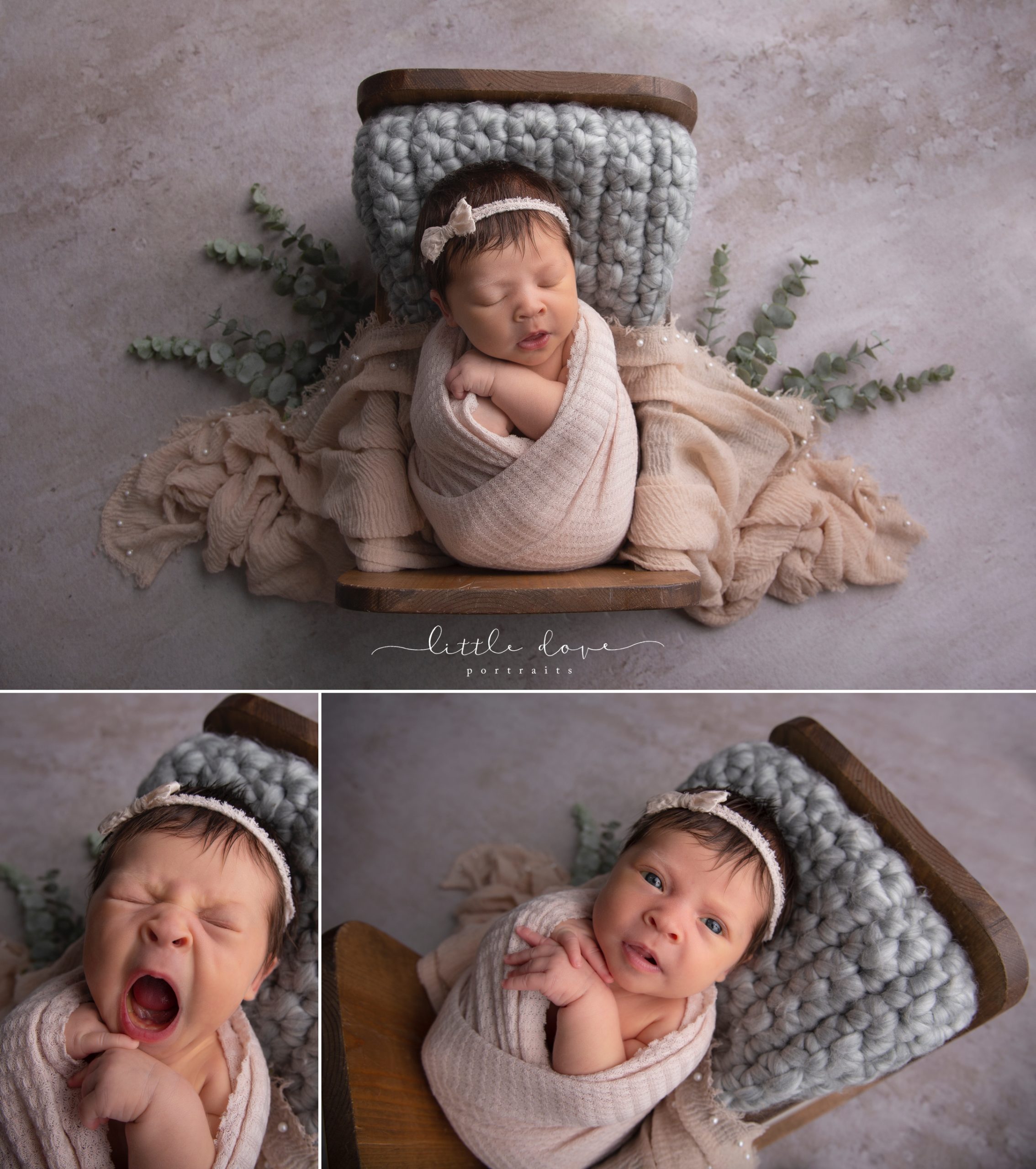 McKinney newborn photographer | boho style neutral colors
