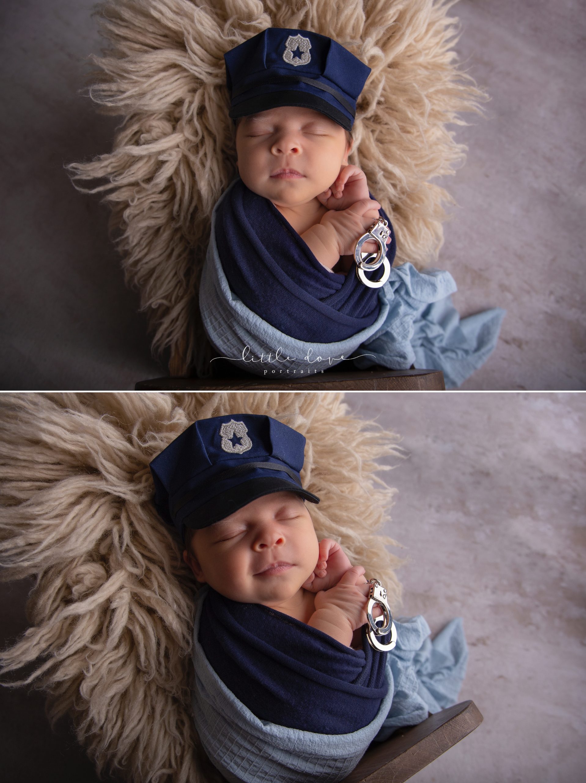 newborn police photos | mckinney newborn photographer